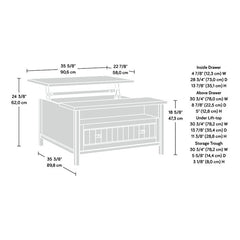 Karlee Lift Top Coffee Table with Storage Create a Versatile Work Surface