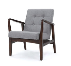 Brayden Mid-Century Fabric Club Chair Indoor Home Furniture