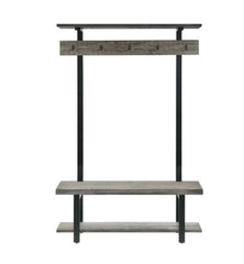 Carbon Loft Lawrence Entryway Hall Tree with Bench and Coat Hooks