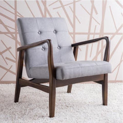 Brayden Mid-Century Fabric Club Chair Indoor Home Furniture